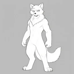 expressive stylized master furry artist digital line art drawing full body portrait character study of the anthro male anthropomorphic otter fursona animal person wearing crown and cape royal western king regal intricate ornate vibrant colors