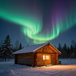 log cabin and the northern lights hq - 4