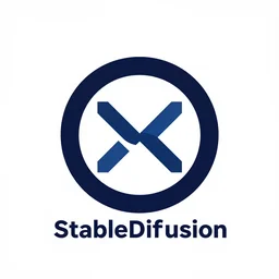 A Logo For StableDiffusion. AI Art Generation Tool. 8k. Vector Art