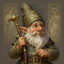 little gnome engineer, deep focus, d & d, fantasy, intricate, elegant, highly detailed, digital painting, artstation, concept art, matte, sharp focus, illustration, hearthstone, art by artgerm and greg rutkowski and alphonse mucha
