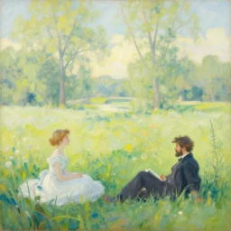 loose painting of a beautiful peaceful whimsical landscape, high key lighting, influenced by art nouveau, by john duval and sargent