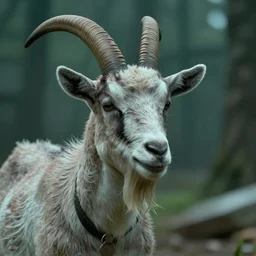 film still of a goat as neo in the matrix, gameplay, 8 k, hd