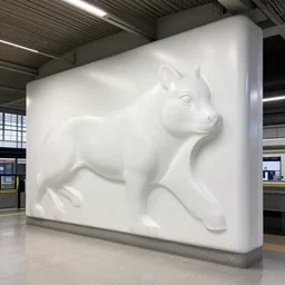 São Paulo's Santo amaro station, artwork by Sergey Kolesov