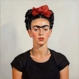 painting of frida kahlo by jean - michel basquiat