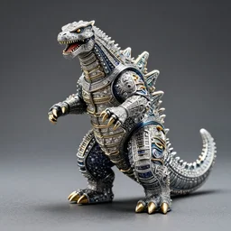 detailed jewel figurine depicting anguirus