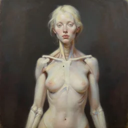 a beautiful woman, anatomy, aesthetic, oil painting, pale colors, high detail, 8 k, wide angle, octane render, trending on artstation,