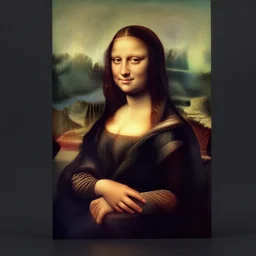 the mona lisa, (octane render)!!!!