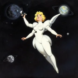 the space queen by Greg Hildebrandt
