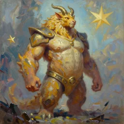 blord, tell me where did you get that strange idea from? in pieces, they left no room for me, i'm no one i'm sagittarius, i'm a star so wouldn't you take the day off, mother nature?, oil painting by jama jurabaev, extremely detailed, brush hard, artstation, for aaa game, high quality, brush stroke