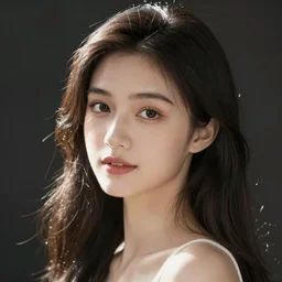 a portrait of a beautiful girl