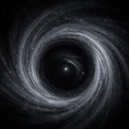 a vortex into a black hole that is actually a portal to another dimension
