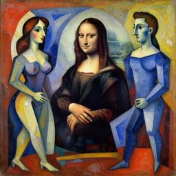 vorticism style painting. post fx by leonardo davinci, pablo picasso and roberto bernardi. edited by 4 k uhd wallpaper