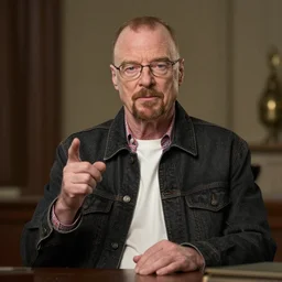 walter white in a mr beast video