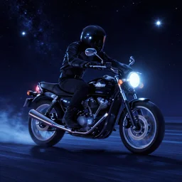 cosmic ghost rider, riding across the stars