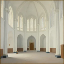 mosque interior by Hilma Af Klint