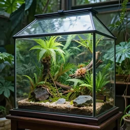 large glass terrarium for humans