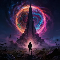 the end of the world, epic photography, colorful, cinematic composition