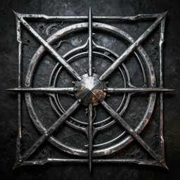 metal themed album art cover
