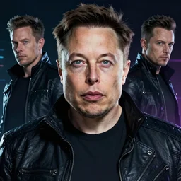 a stunning portrait of elon musk as the high lord of cyberpunk, digital art by ross tran and greg rutkowski, highly detailed, trending on artstationhq