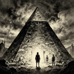 pyramid head of silent hill by brian froud, rossdraws, tom bagshaw and jeremy lipkin