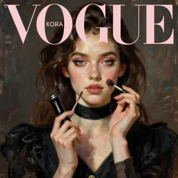 digital concept art illustration by ilya kuvshinov, vogue korea women's fashion beauty celebrity magazine, chanel makeup, john singer sargent oil on canvas portrait, painting, trending on artstation, intricate
