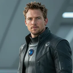 portrait of a man, Chris Pratt as James Holden in The Expanse Remake, 2025 directed by Ridley Scott 4K