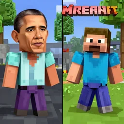 obama vs dream minecraft manhunt