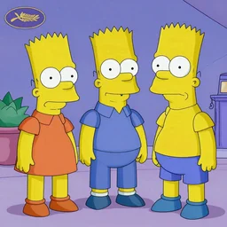 bart simpson ancesters on the festval de cannes 1939
