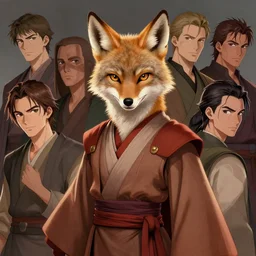 beautiful portrait of a female anthropomorphic furry coyote wearing jedi robes, character art by stanley artgerm lau, wlop, rossdraws, james jean, andrei riabovitchev, marc simonetti, and sakimichan, trending on artstation