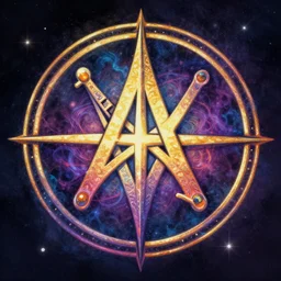 Occult Sigil of Awakening. Behance. Hyperdetailed. Colorful.
