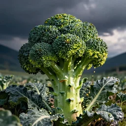 a ravenous broccoli is eating the hellraiser
