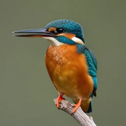 epic portrait of kingfisher
