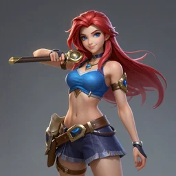 Katarina from League of Legends, in the style of  Z.W. Gu from trending on artstation, HD, Octane render, smooth, sharp focus, Anime style