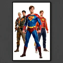 8 0 ´ s super hero movie poster