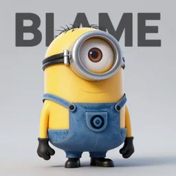 Minions techno future in the style of BLAME!