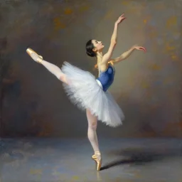 ballet dancer impressionistic