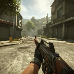 jerma985 in half life 2, wide shot, portrait, unreal engine, in game screenshot, high definition, detailed
