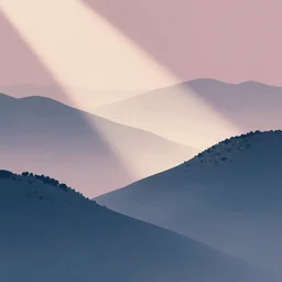 pastel color japanese minimalist art