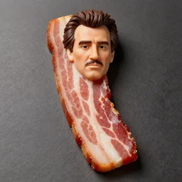 kevin bacon shaped like a slice of bacon