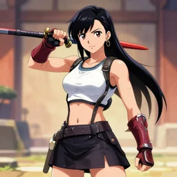 tifa lockhart the ninja, by tetsuya nomura