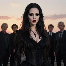 photographic portrait of a stunningly beautiful gothic replicant female in soft dreamy light at sunset, contemporary fashion shoot, by edward robert hughes, annie leibovitz and steve mccurry, david lazar, jimmy nelsson, breathtaking, 8 k resolution, extremely detailed, beautiful, establishing shot, artistic, hyperrealistic, beautiful face, octane render