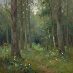 forest landscape painting by lev lagorio n 4