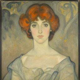 a portrait in the style of anna dittmann and charles dulac and virgil finlay.