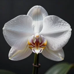an orchid in the style of Zaha Hadid