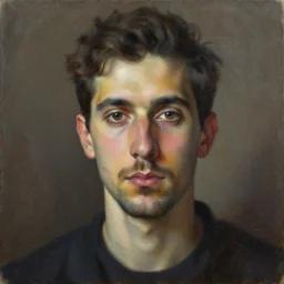 a portrait painting by aykut aydogdu