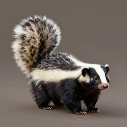 a yearbook photo of a skunk