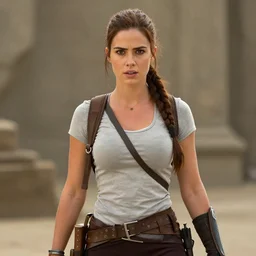 felicity jones as lara croft, 8 k hd photo,