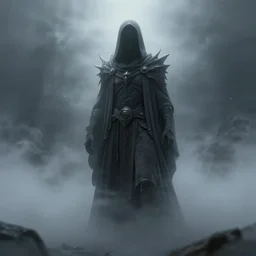 character design, void arcanist, mist, engulfed in fog, photorealistic, octane render, unreal engine, hyper detailed, volumetric lighting, houdini, trending on artstation, greg rutkowski, ralph steadman, 8 k