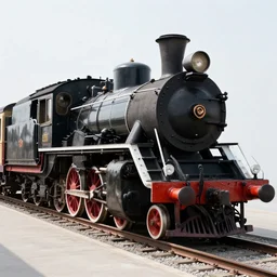 restored steam locomotive on tour, photo by the associated press
