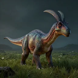 ankylosaurus in the grasslands, genndy tartakovsky, primal, studio la cachette, scary lighting